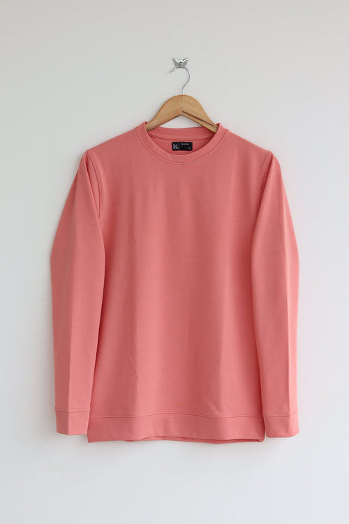 Plain Full Hand Lycra T-shirts (Pink)