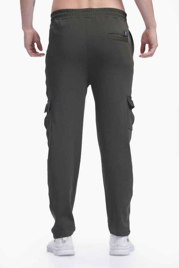 Lycra Five Pocket Cargo Pant Without cuff (Olive Green)