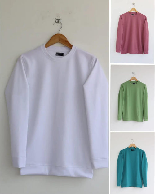 4 T-shirts Combo – Plain Full Hand Lycra