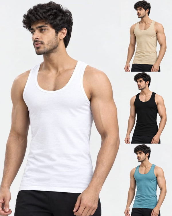 100% Cotton Vest Combo 4