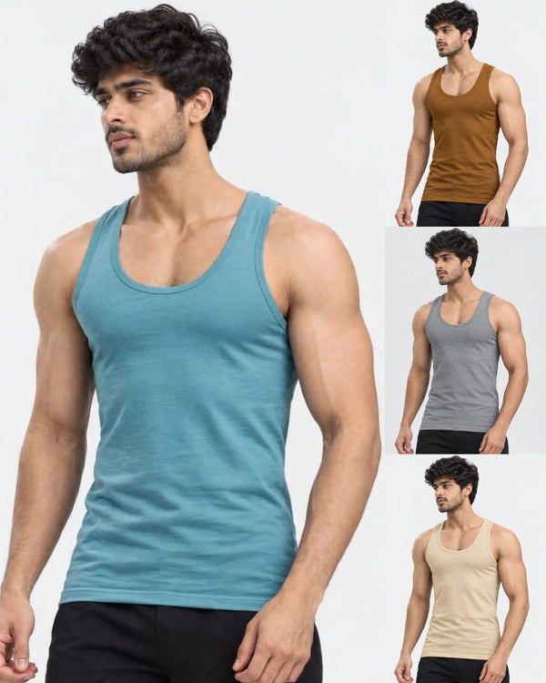 100% Cotton Vest Combo 4