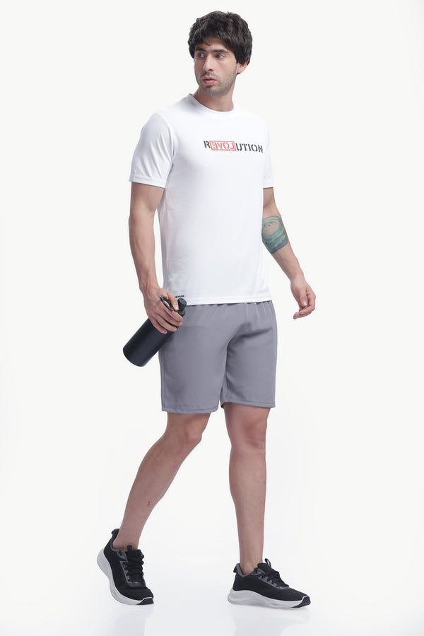 Lightweight Polyester Shorts (Lite Grey)
