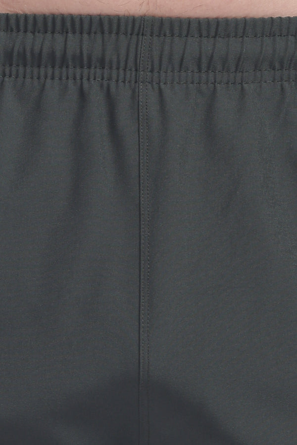 Lightweight Polyester Shorts (Olive Green)