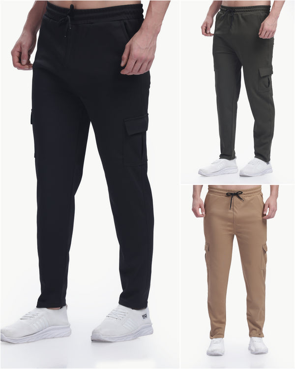 3 Combo Lycra Cargo Pants