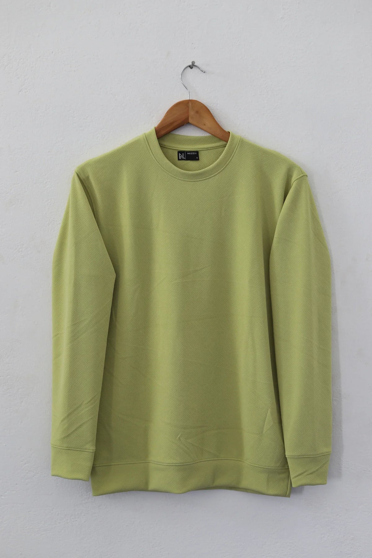 Plain Full Hand Lycra T-shirts (Lemon Green)