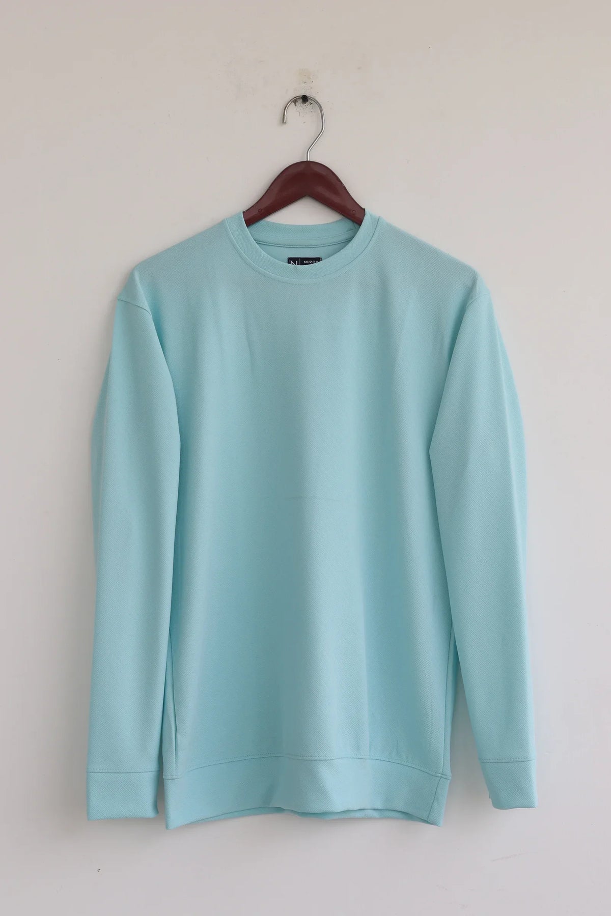 plain full hand t-shirt lycra ( Ice blue)
