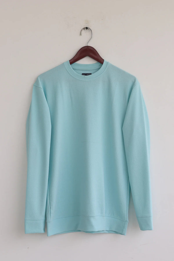 plain full hand t-shirt lycra ( Ice blue)
