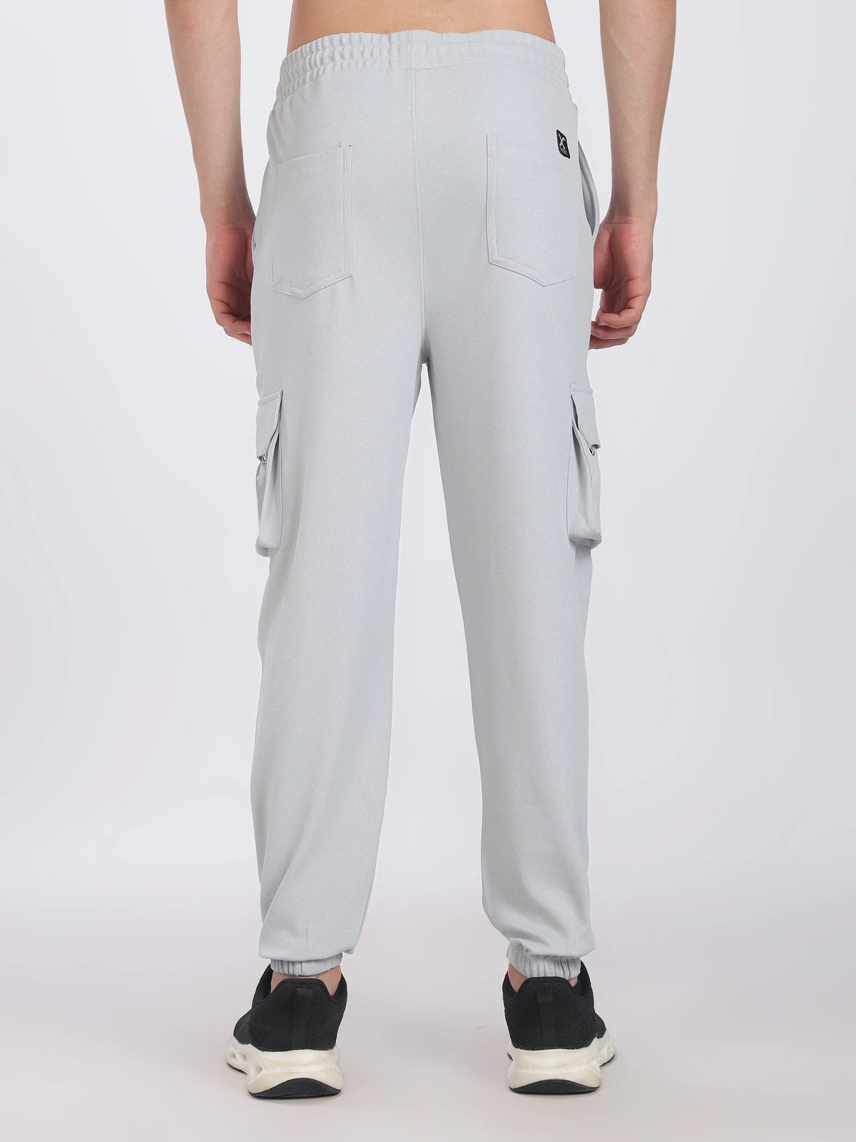 Lycra 6 Pocket Cargo Pant With cuff (LIght Grey)