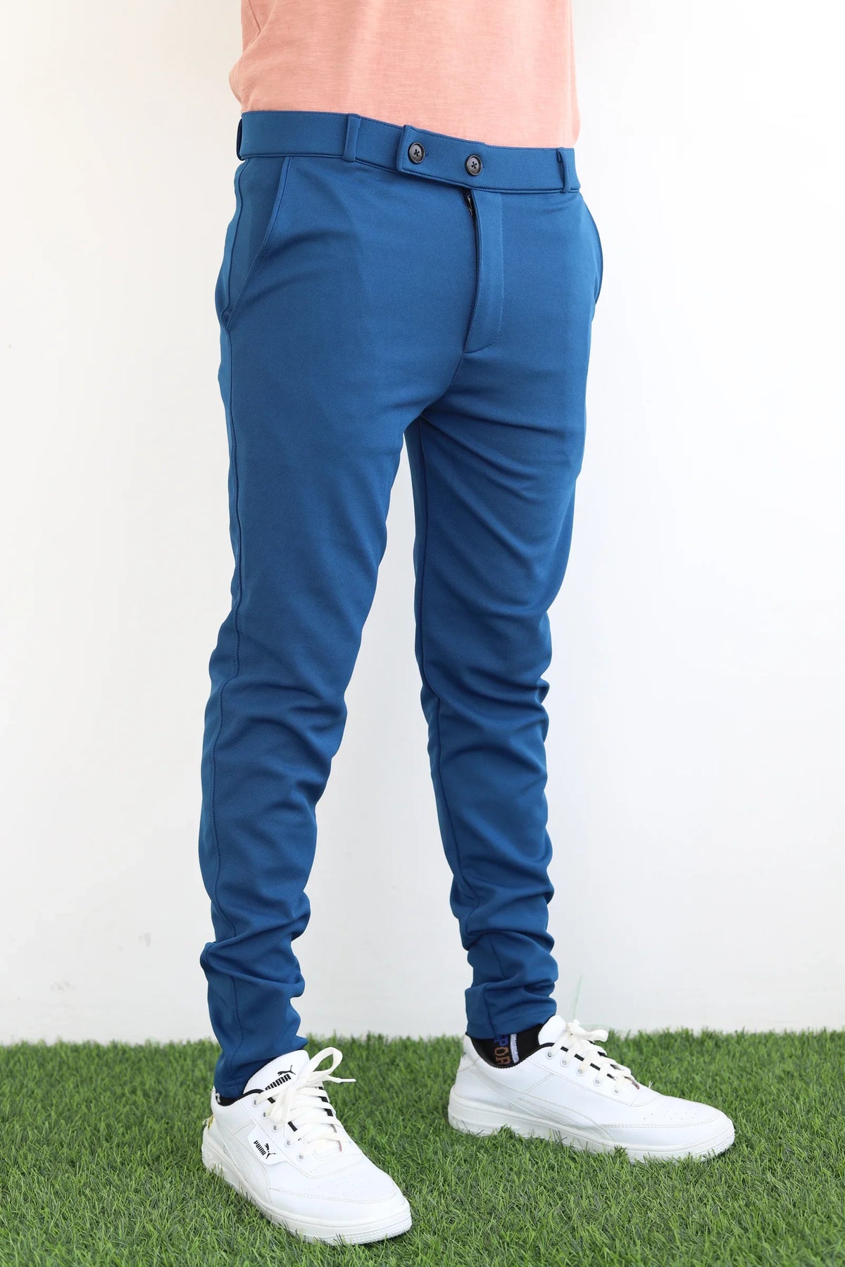Lycra Formal Pant for Men(Airforce Blue)