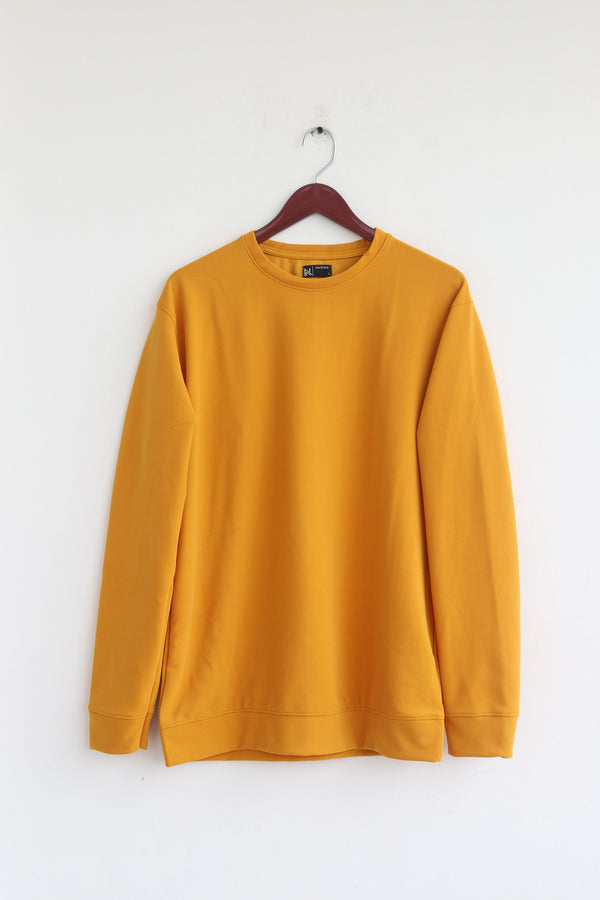 Plain Full Hand Lycra T-shirts (Yellow)