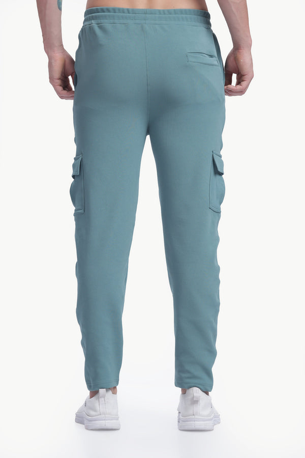 Lycra Five Pocket Cargo Pant Without cuff (Green)