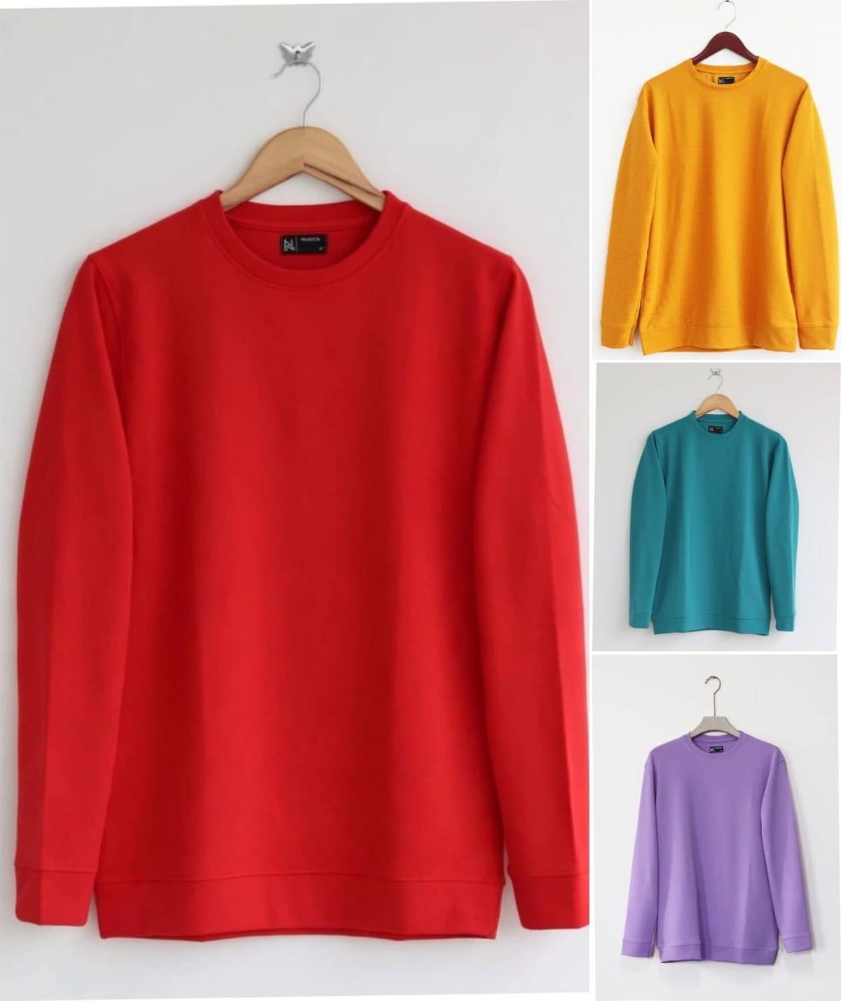 4 T-shirts Combo – Plain Full Hand Lycra