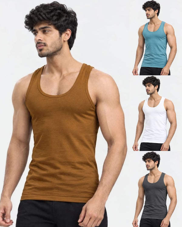100% Cotton Vest Combo 4