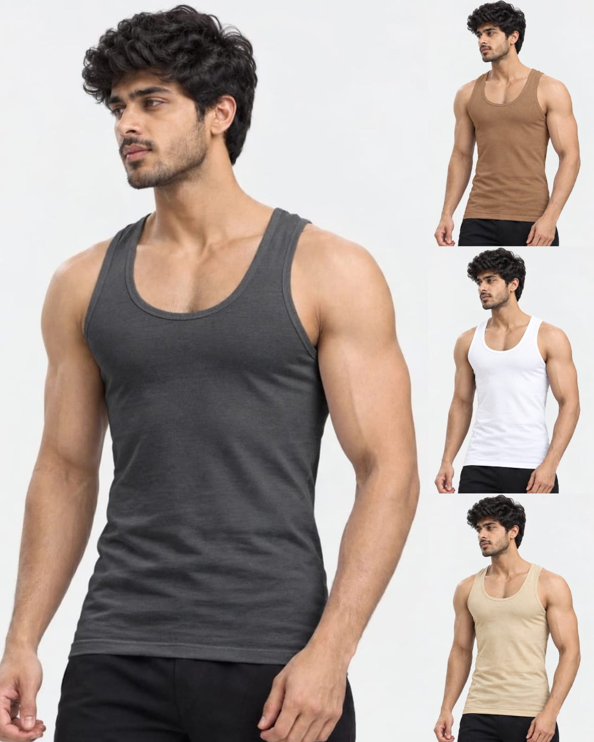 100% Cotton Vest Combo 4