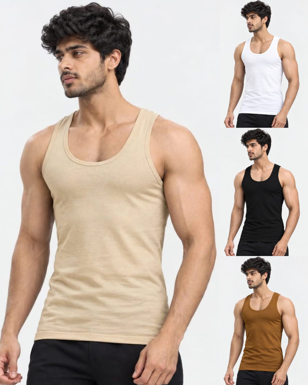 100% Cotton Vest Combo 4