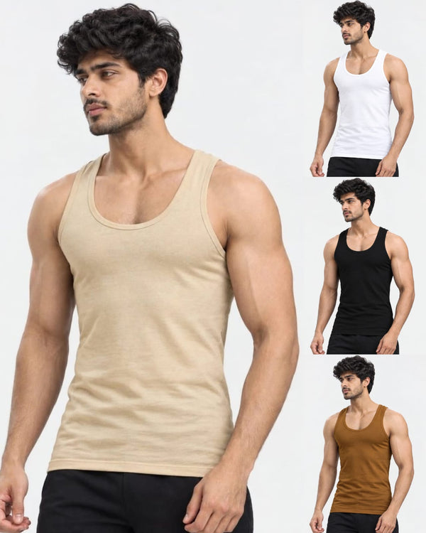 100% Cotton Vest Combo 4