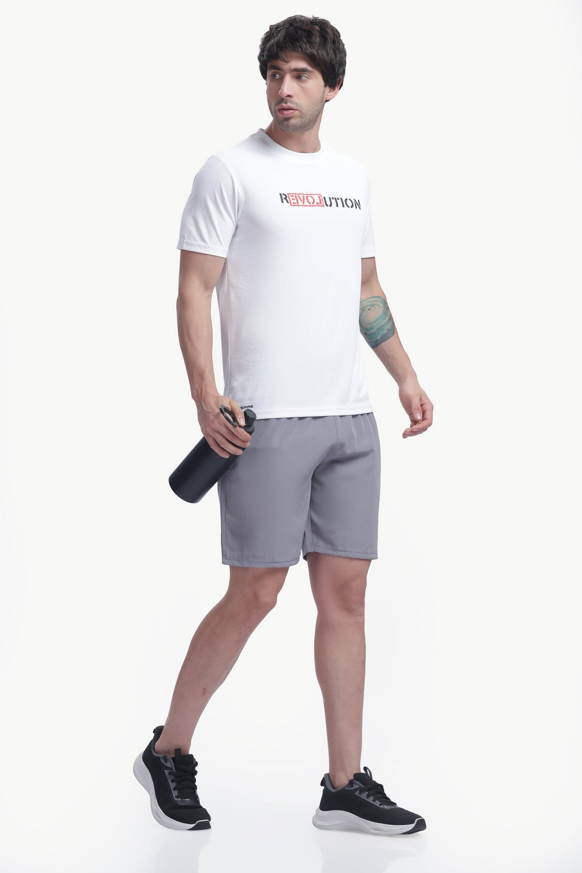 Lightweight Polyester Shorts (Lite Grey)
