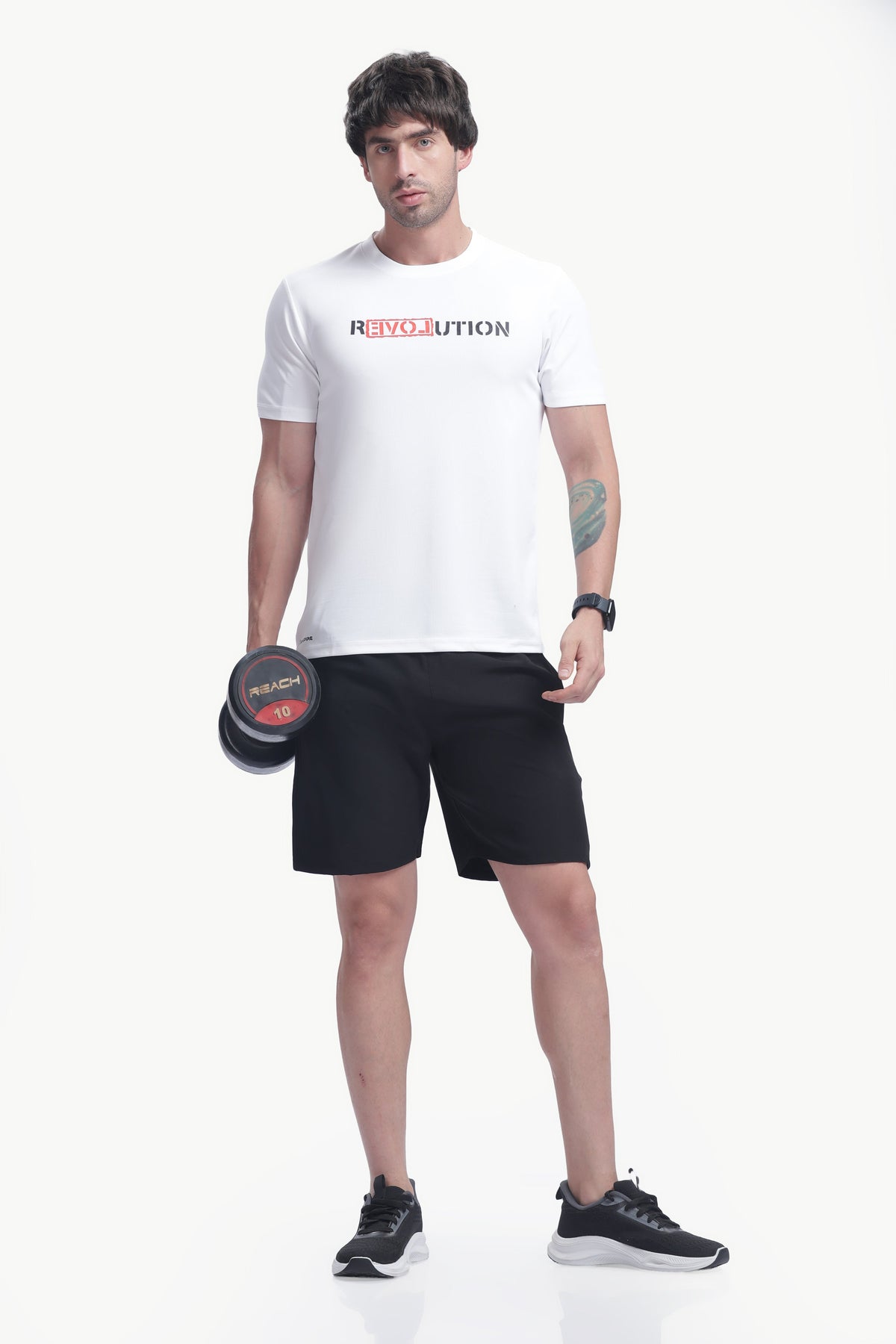 Lightweight Polyester Shorts (Black)
