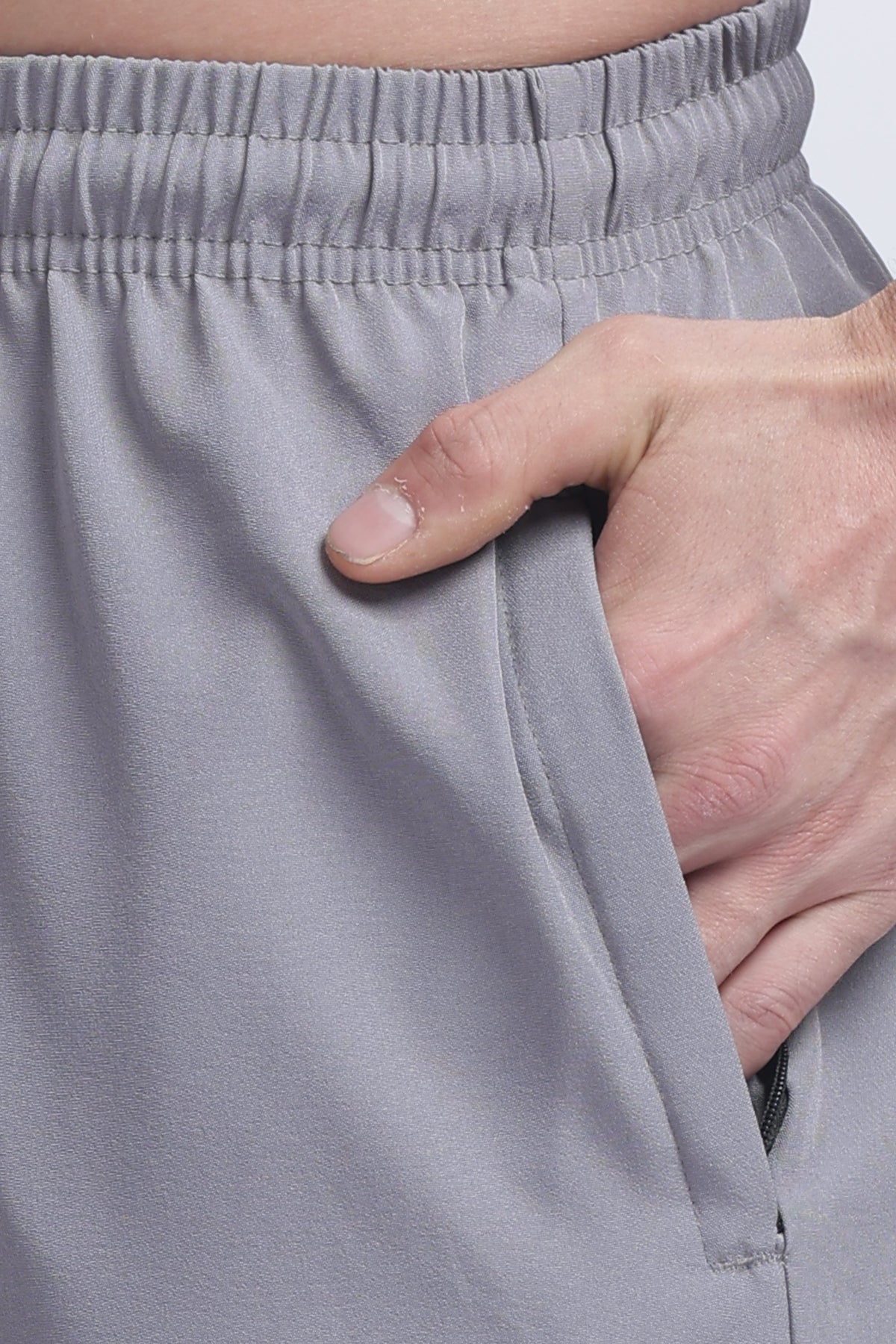 Lightweight Polyester Shorts (Lite Grey)