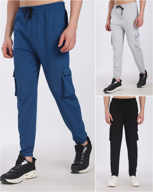 3 Combo Lycra Cargo Pants