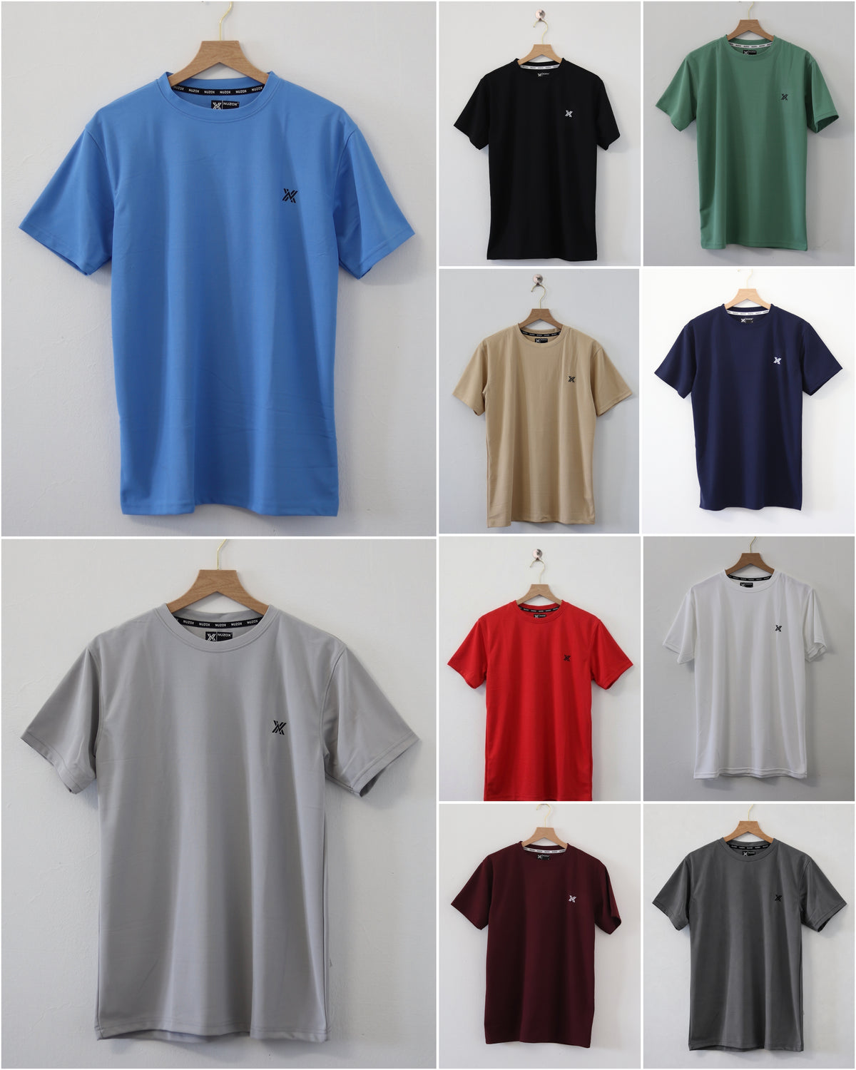 10 Combo Plain Half Hand T-Shirt Lycra