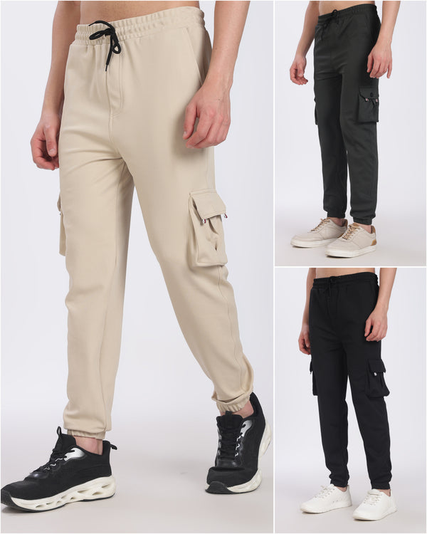 3 Combo Lycra Cargo Pants
