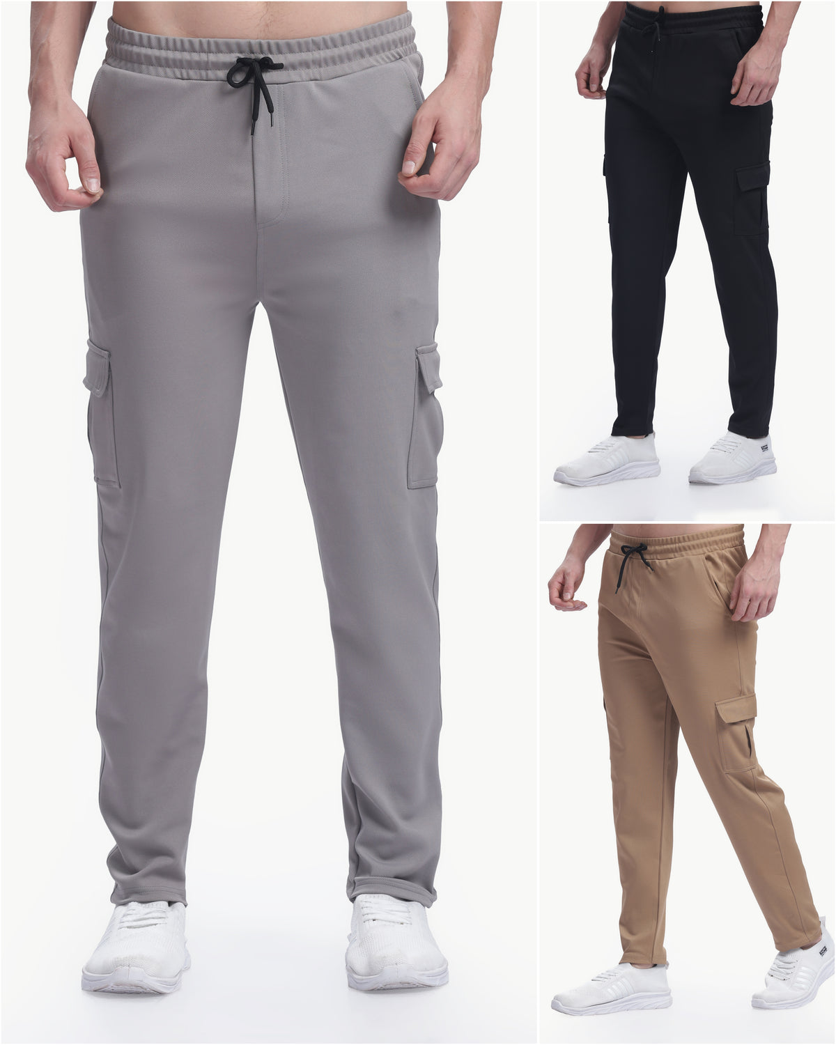 3 Combo Lycra Cargo Pants