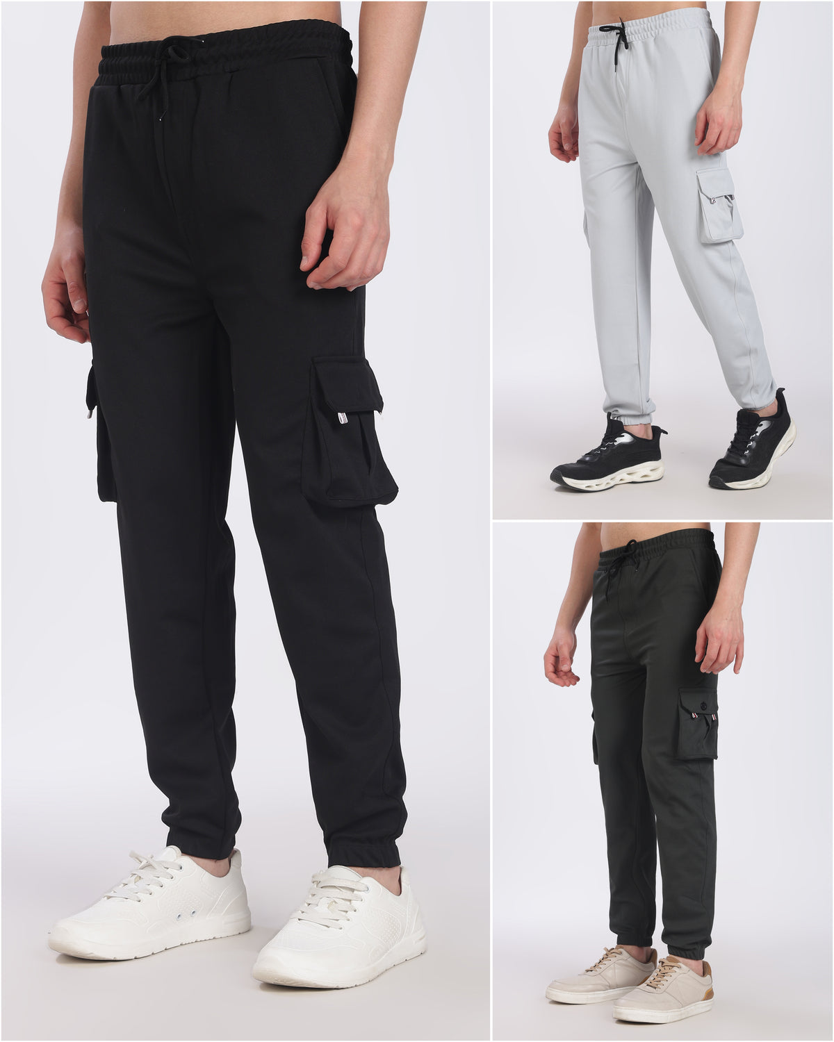 3 Combo Lycra Cargo Pants