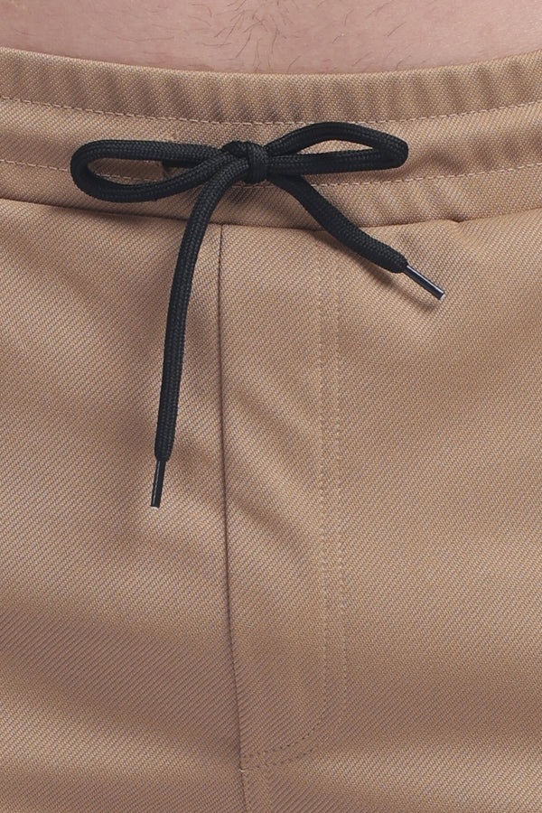 Lycra Five Pocket Cargo Pant Without cuff (Brown)