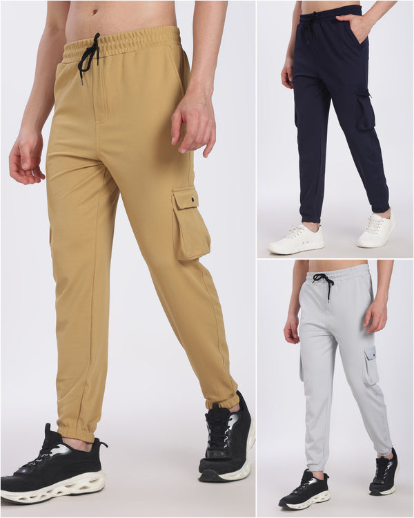 3 Combo Lycra Cargo Pants