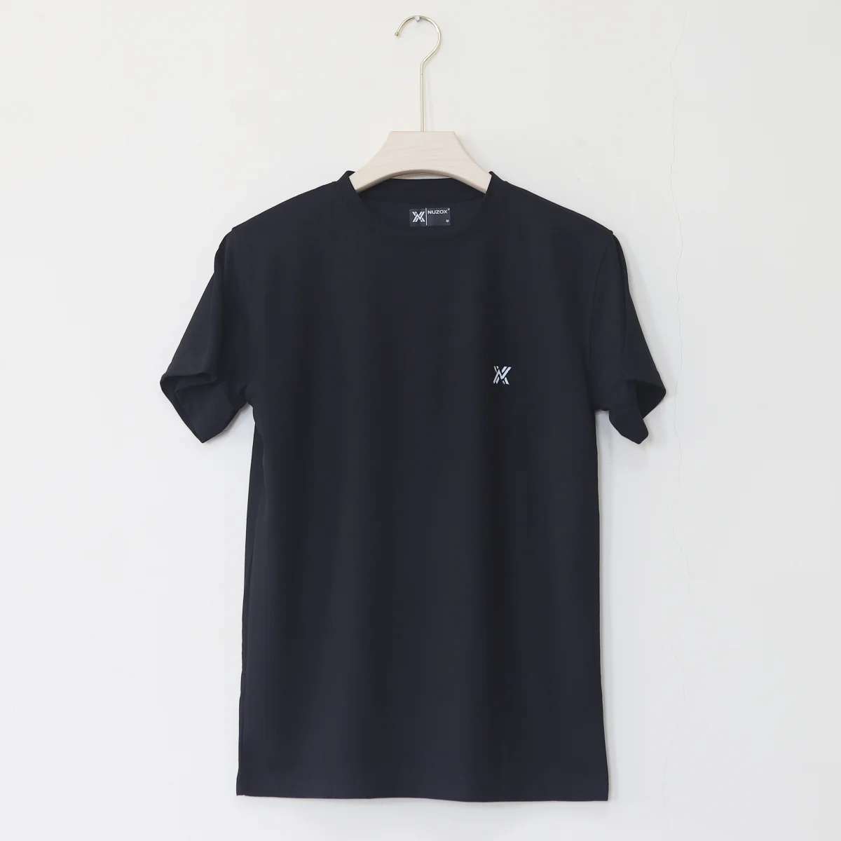 Plain Half Hand T-Shirt Black